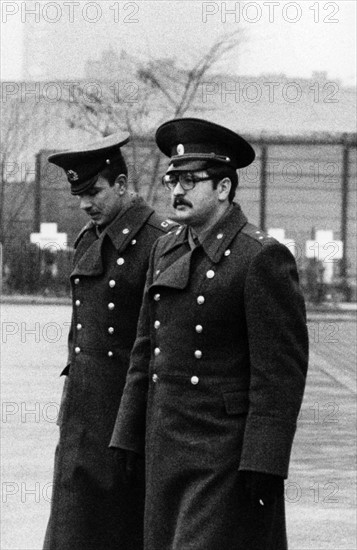 Soviet soldiers in West Berlin