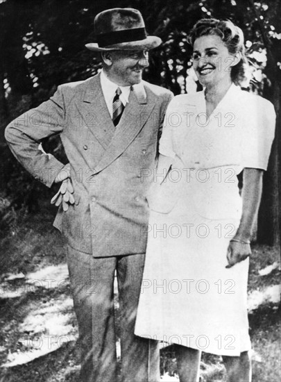 Adolf Hitler and Eva Braun