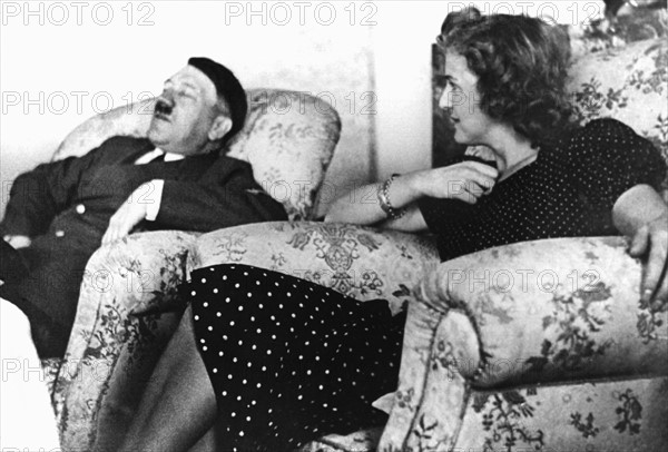 Adolf Hitler and Eva Braun