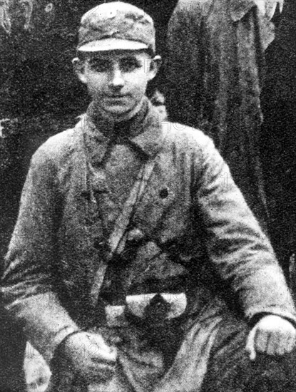 Horst Wessel im Jahr 1924. Er wurde 1907 in Bielefeld geboren und war...