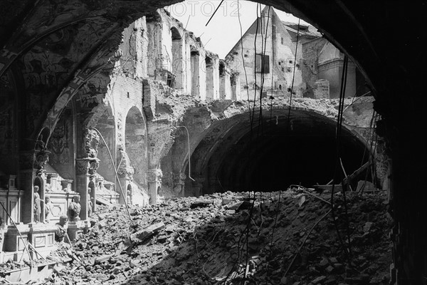 Destroyed Antiquarium at Munich Residenz