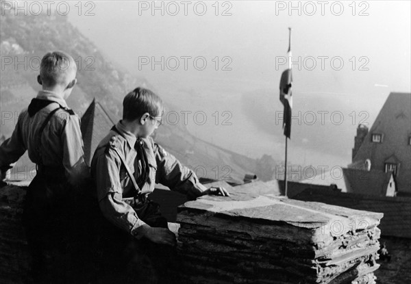 Third Reich - German Youth at youth hostel 1938