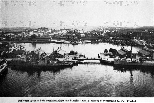 Historical Kiel - imperial boatyard