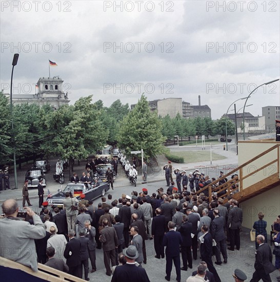 US President John F. Kennedy visits Berlin in 1963