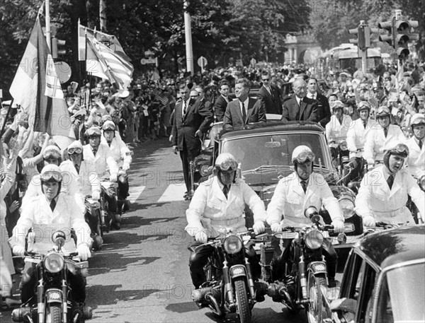 US-President Kennedy at Bonn