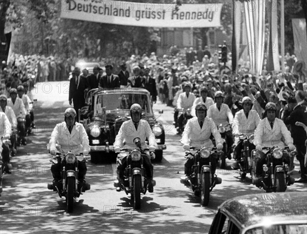 US-President Kennedy at Bonn