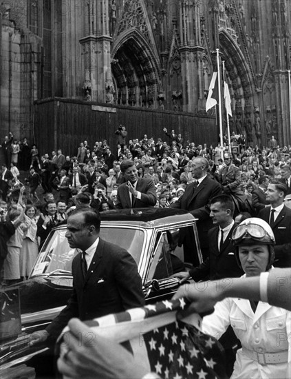 President Kennedy's visit in the Federal Republic of Germany