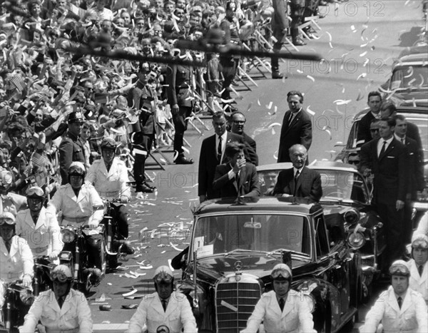 President Kennedy's visit in the Federal Republic of Germany