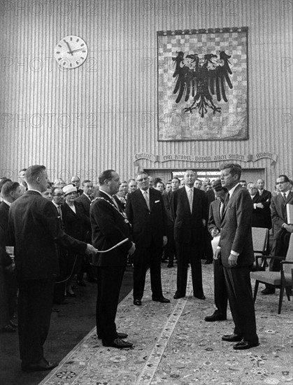 John F. Kennedy visits the Federal Republic of Germany in 1963