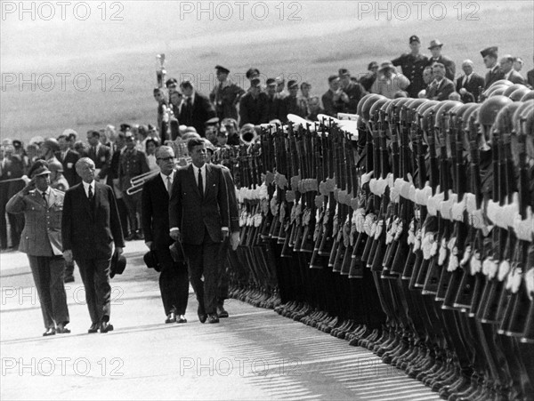 John F. Kennedy visits the Federal Republic of Germany in 1963