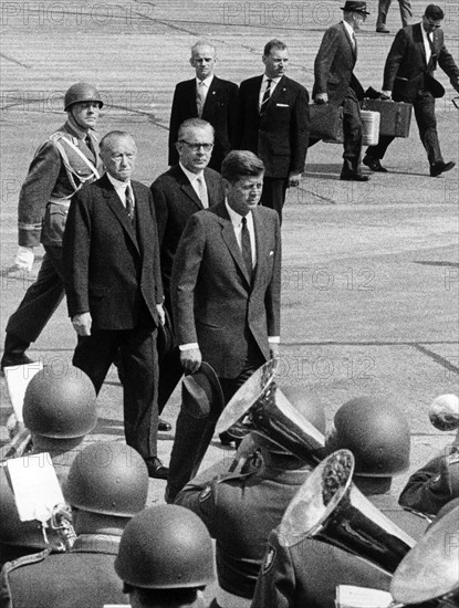 John F. Kennedy visits the Federal Republic of Germany in 1963