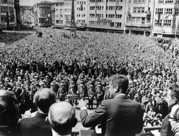 John F. Kennedy visits the Federal Republic of Germany in 1963