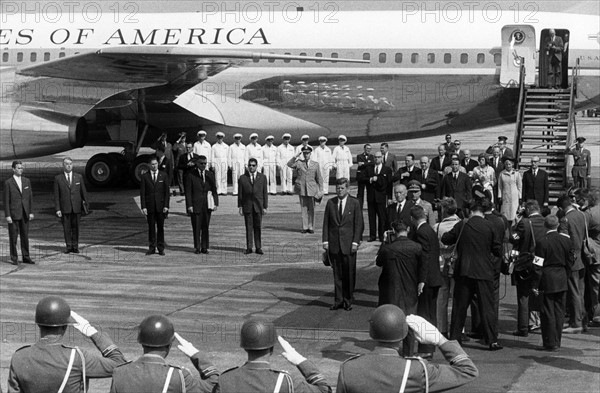 John F. Kennedy visits the Federal Republic of Germany in 1963