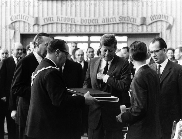 John F. Kennedy visits the Federal Republic of Germany in 1963