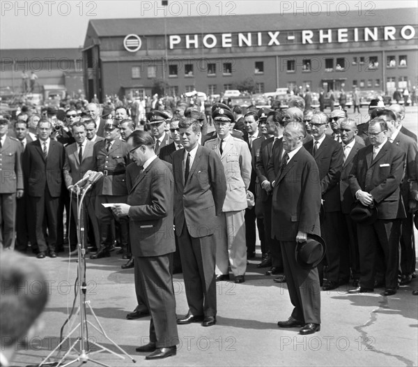 John F. Kennedy visits Germany in 1963