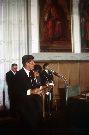 John F. Kennedy in Frankfurt 1963