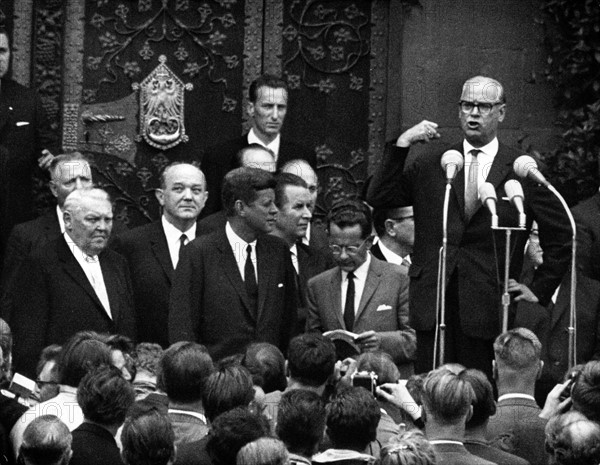 John F. Kennedy visits the Federal Republic of Germany in 1963