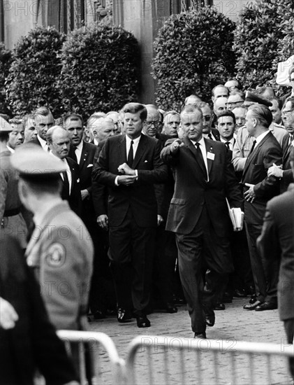 John F. Kennedy visits the Federal Republic of Germany in 1963