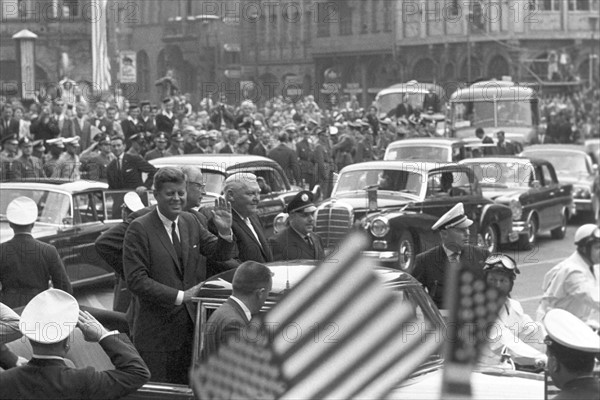 John F. Kennedy in Frankfurt 1963