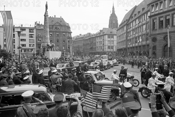 John F. Kennedy in Frankfurt 1963