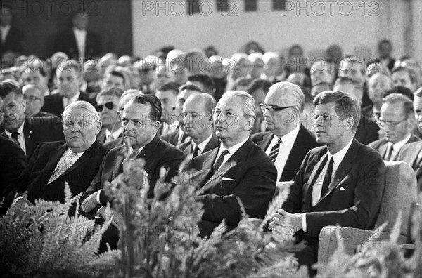 John F. Kennedy in Frankfurt 1963