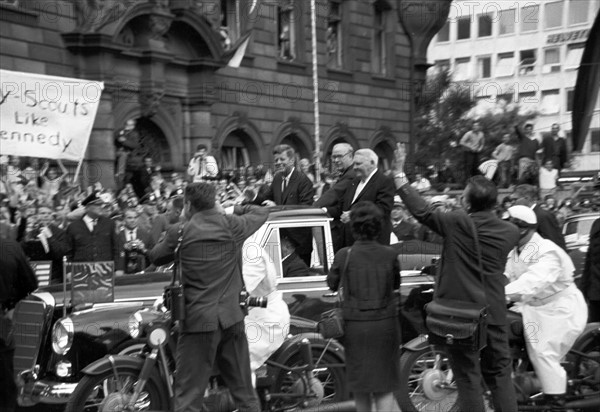 John F. Kennedy in Frankfurt 1963