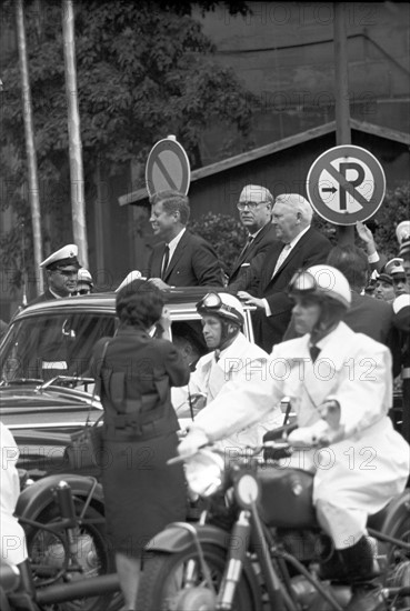 John F. Kennedy in Frankfurt 1963