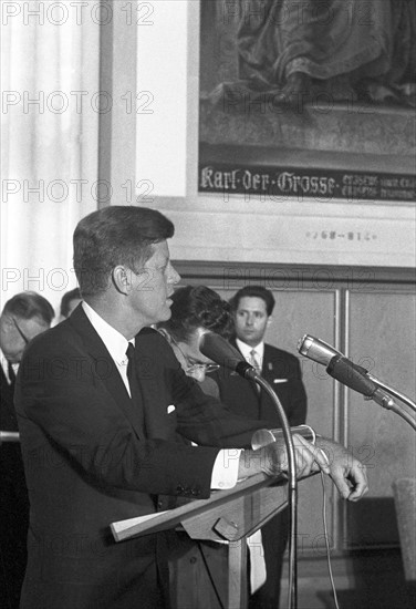 John F. Kennedy in Frankfurt 1963