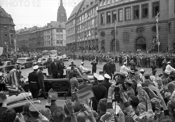 John F. Kennedy in Frankfurt 1963