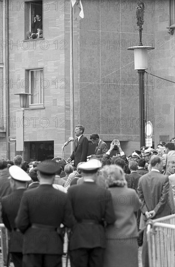 John F. Kennedy in Frankfurt 1963