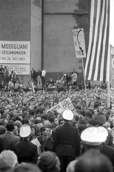 John F. Kennedy in Frankfurt 1963