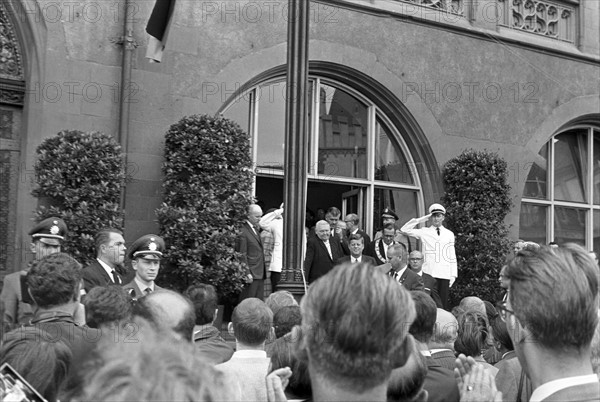 John F. Kennedy in Frankfurt 1963