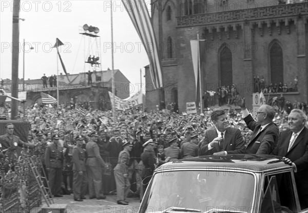 John F. Kennedy in Frankfurt 1963