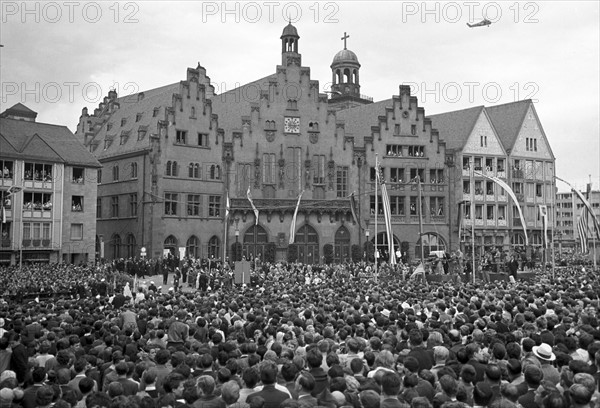 John F. Kennedy in Frankfurt 1963