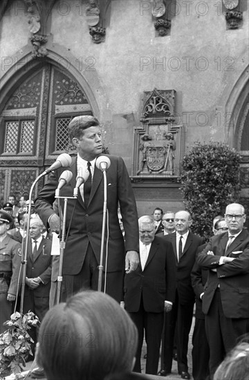 John F. Kennedy in Frankfurt 1963