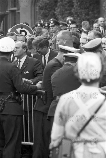 John F. Kennedy in Frankfurt 1963