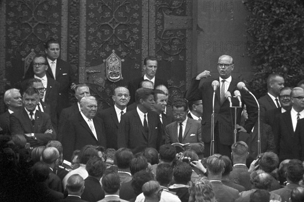 John F. Kennedy in Frankfurt 1963