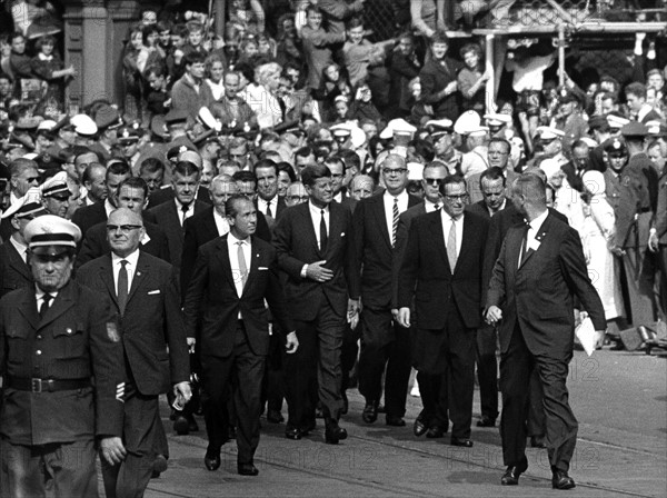 John F. Kennedy in Frankfurt 1963