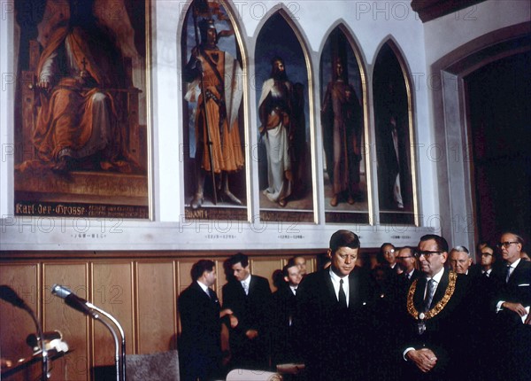 John F. Kennedy in Frankfurt 1963