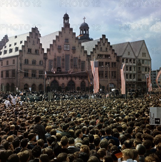 John F. Kennedy in Frankfurt 1963