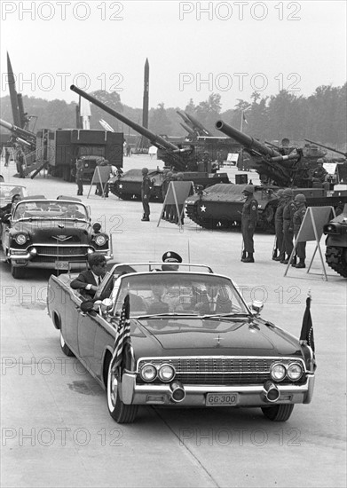 John F. Kennedy in Hanau 1963