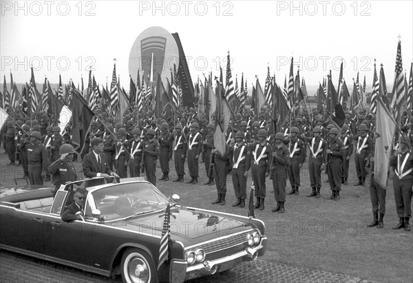 John F. Kennedy in Hanau 1963