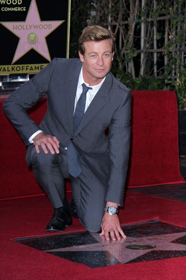 Simon Baker Honored With Star On The Hollywood Walk Of Fame