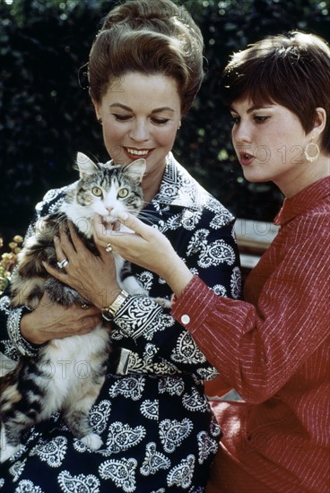 Shirley Temple avec sa fille Linda