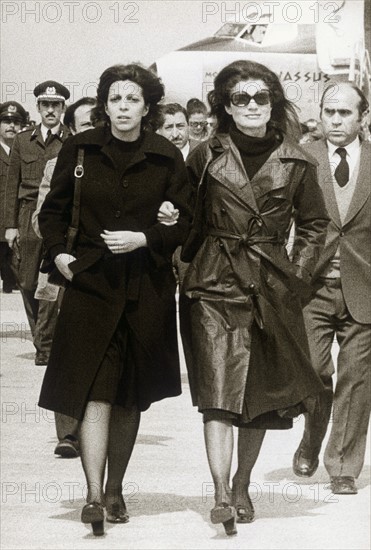 Christina Onassis et Jacqueline Kennedy-Onassis