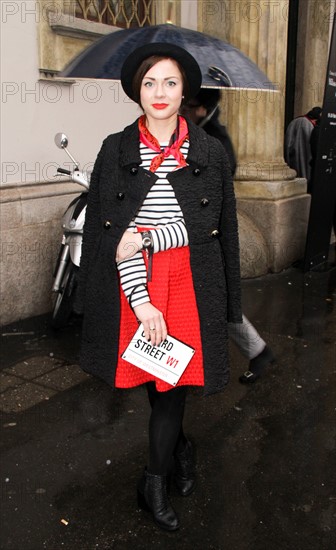 #MFW: Frankie Morello Runway Arrivals