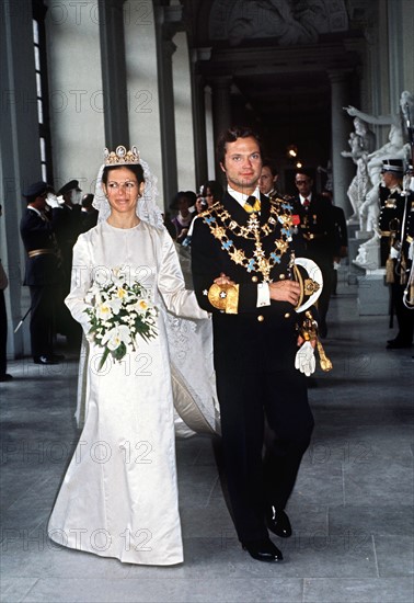 Schwedens Königspaar feiert Silberne Hochzeit