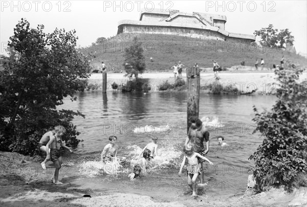Post-war era - public park Humboldthain Berlin