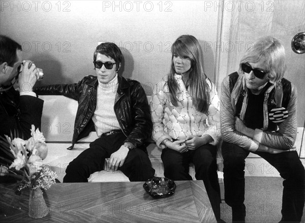 Jacques Dutronc, Françoise Hardy et Michel Polnareff (1967)