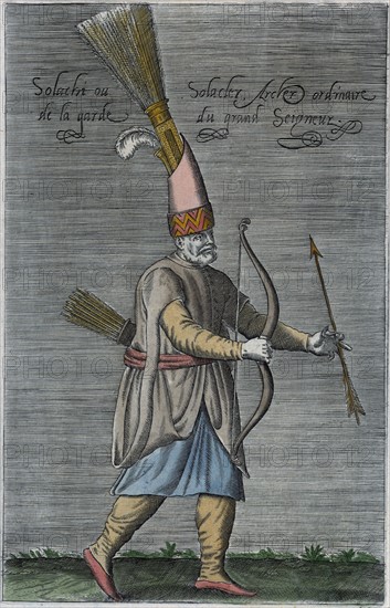 Osmanischer BogenschÅtze, Leibgarde des Sultan